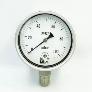 60 l a pressure gauge ik เกจวัดแรงดัน หน่วย mbar ซีรีย์ SCG จากแบรนด์ TAG
